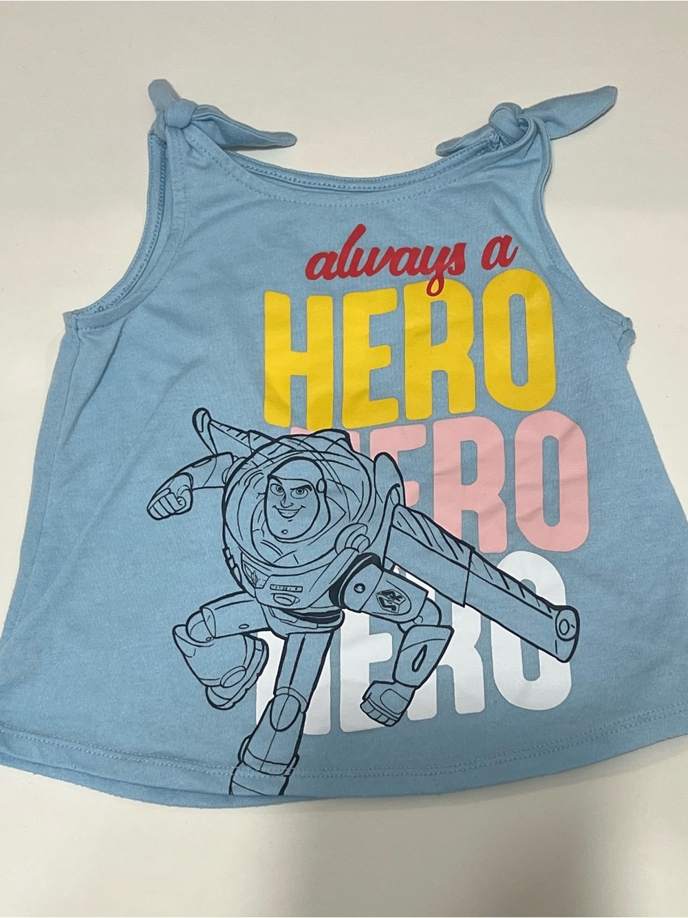 Disney’s Toy Story 4 Buzz Lightyear Light Blue Tank Top Size 3T